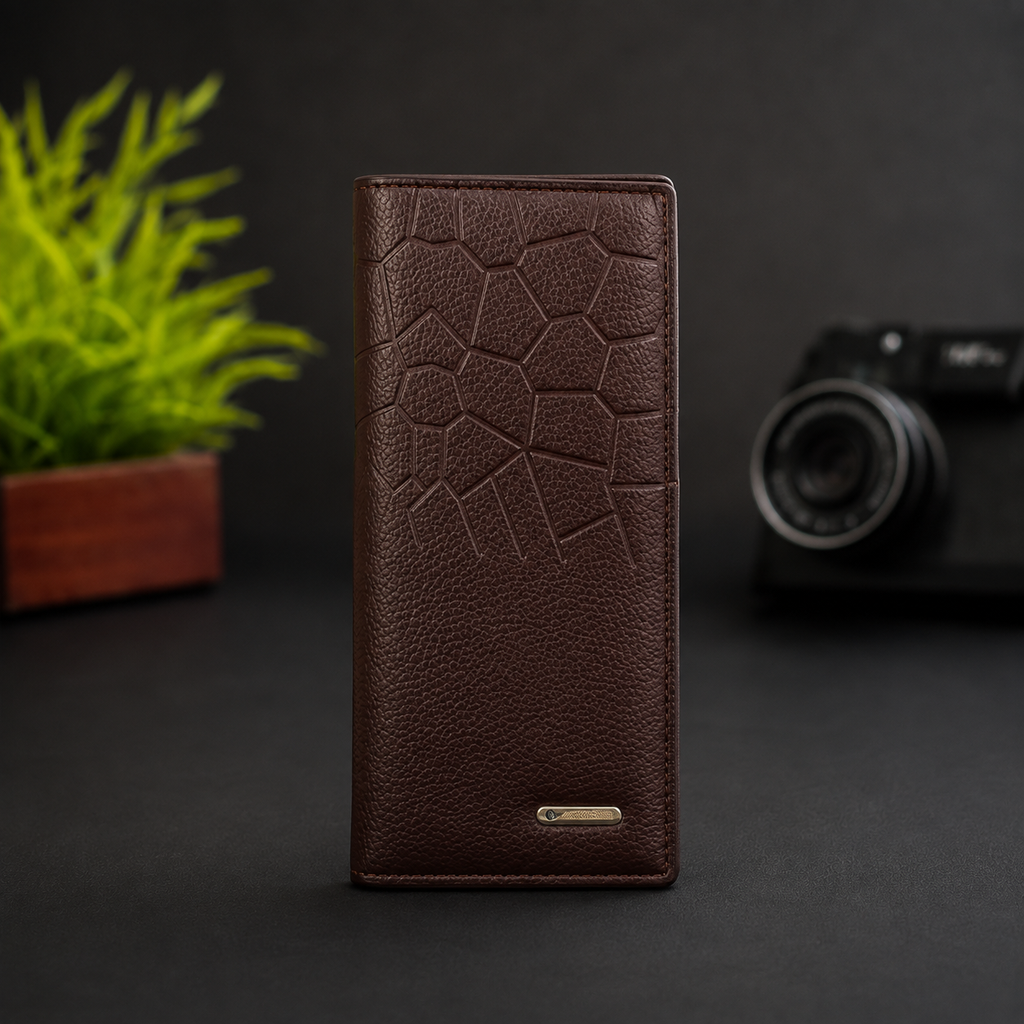 ROVELL HEXAGRID LONG WALLET